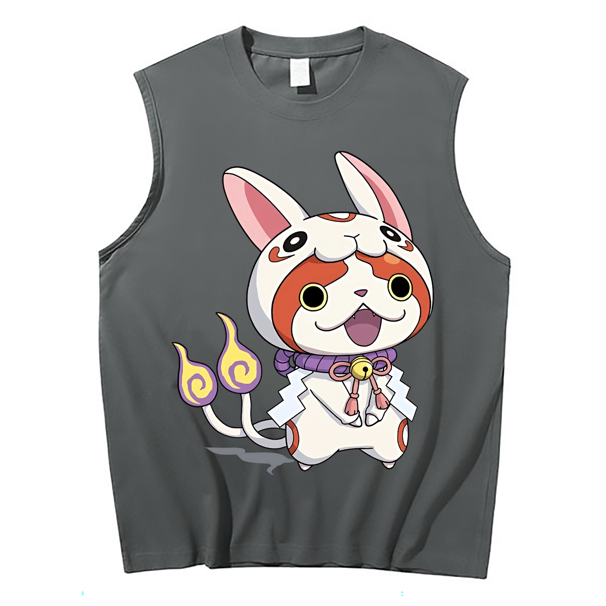 （画像用） 妖怪ウォッチ Yo-kai Watch コットン100％タンクトップ（フロントプリント）
